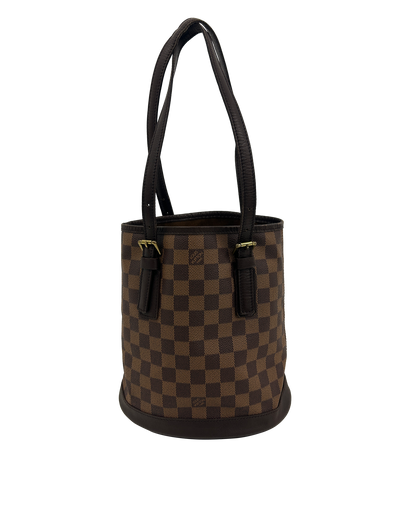 Bucket, 590€, Bolso, Marrón, Canvas - General, Vista frontal